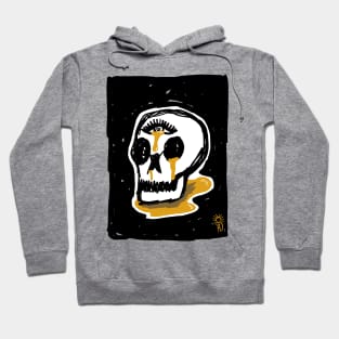 Third-eye Scribble Skull Hoodie